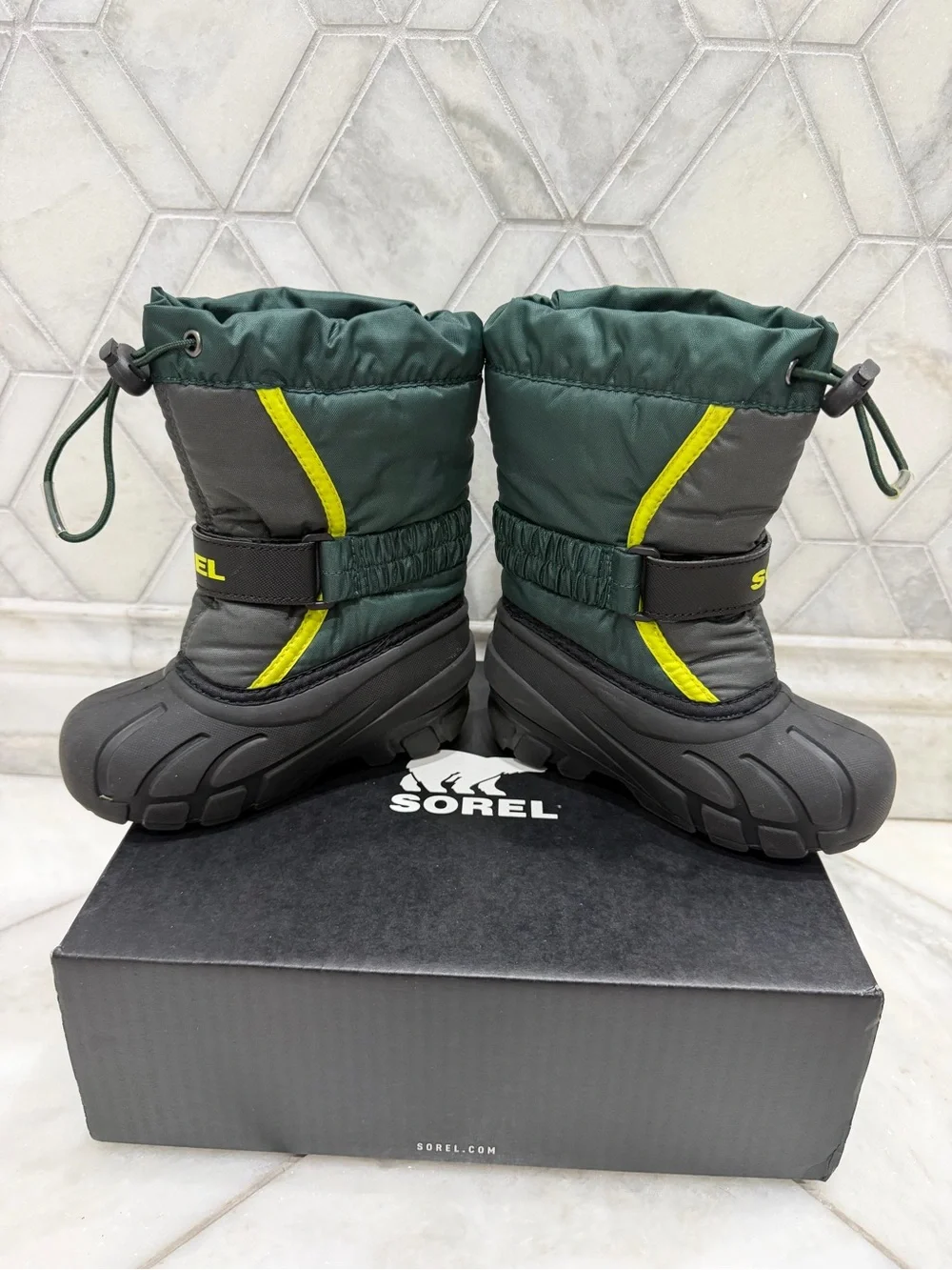 Size 9 Toddler SOREL Warm Winter Flurry Snow Boots